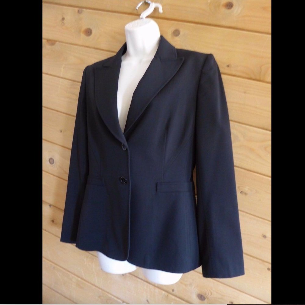 Tahari Basic Business Office Lined Structured Bla… - image 3